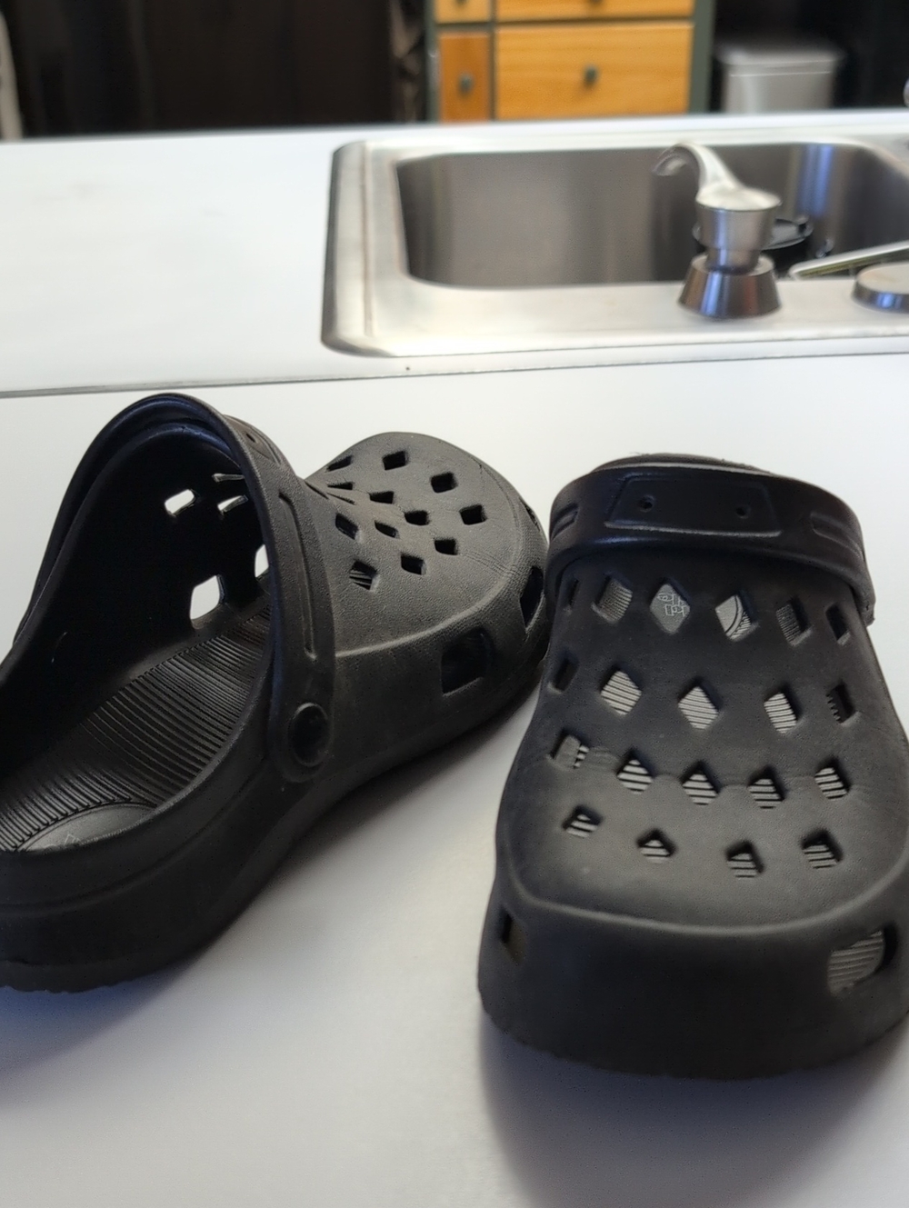 wild fable Black Ventilated Slip-On Clogs Women's